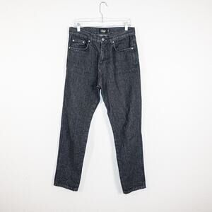 Deus Ex Machina Men's 30w Memphis Slim Jeans in Washed Black